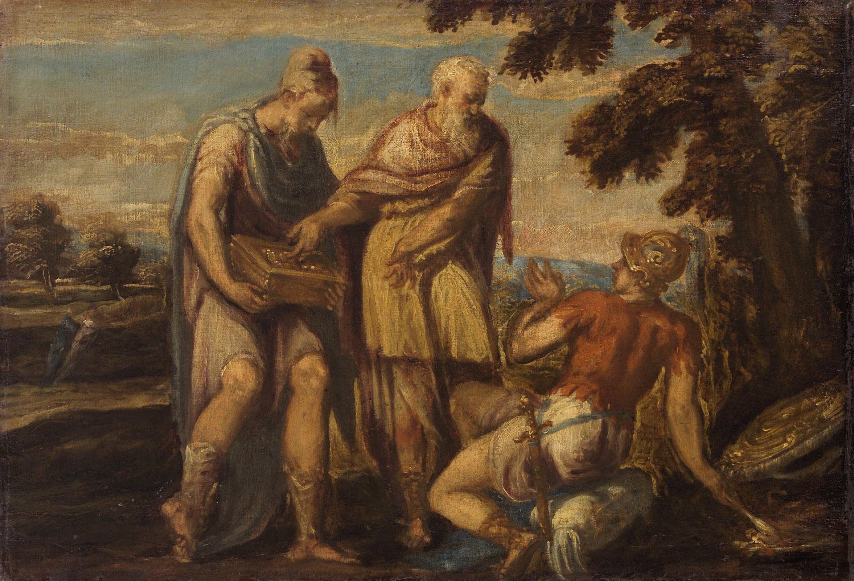 Andrea Schiavone, Marius Curius Dentatus