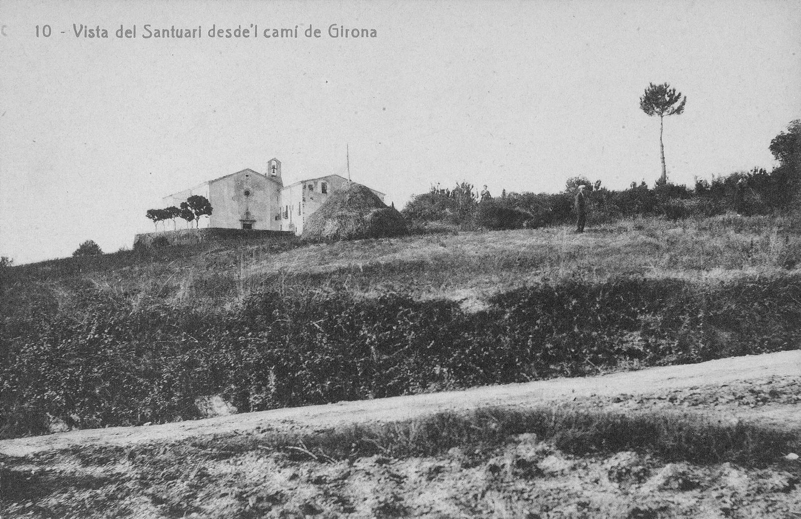 Josep Thomas Bigas, 10 - View of the Sanctuary desde’ l’ camino de Girona