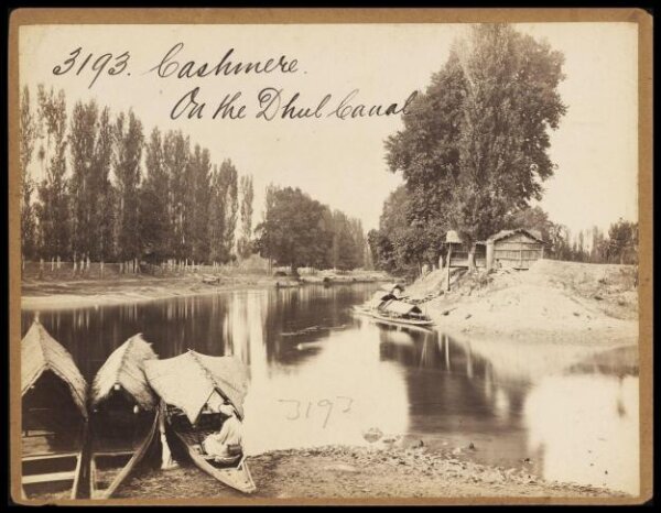 Francis Frith, Cashmere.  On the Dhul Canal