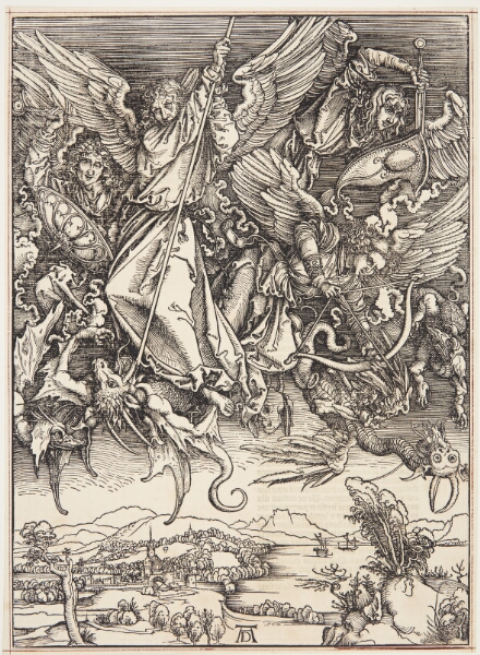 Albrecht Dürer, Ærkeenglen Mikael's kamp mod dragen