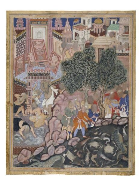 Unknown, Temple idols fall and the sea dries up on the birth of the Prophet Muhammad