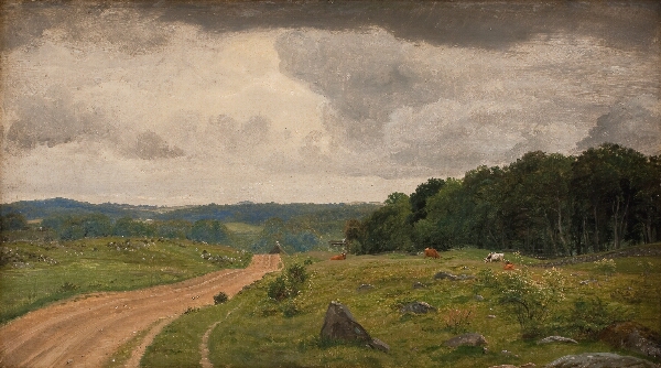 P.C. Skovgaard, Udsigt fra egnen ved Kongens Møller. Eftermiddagslys