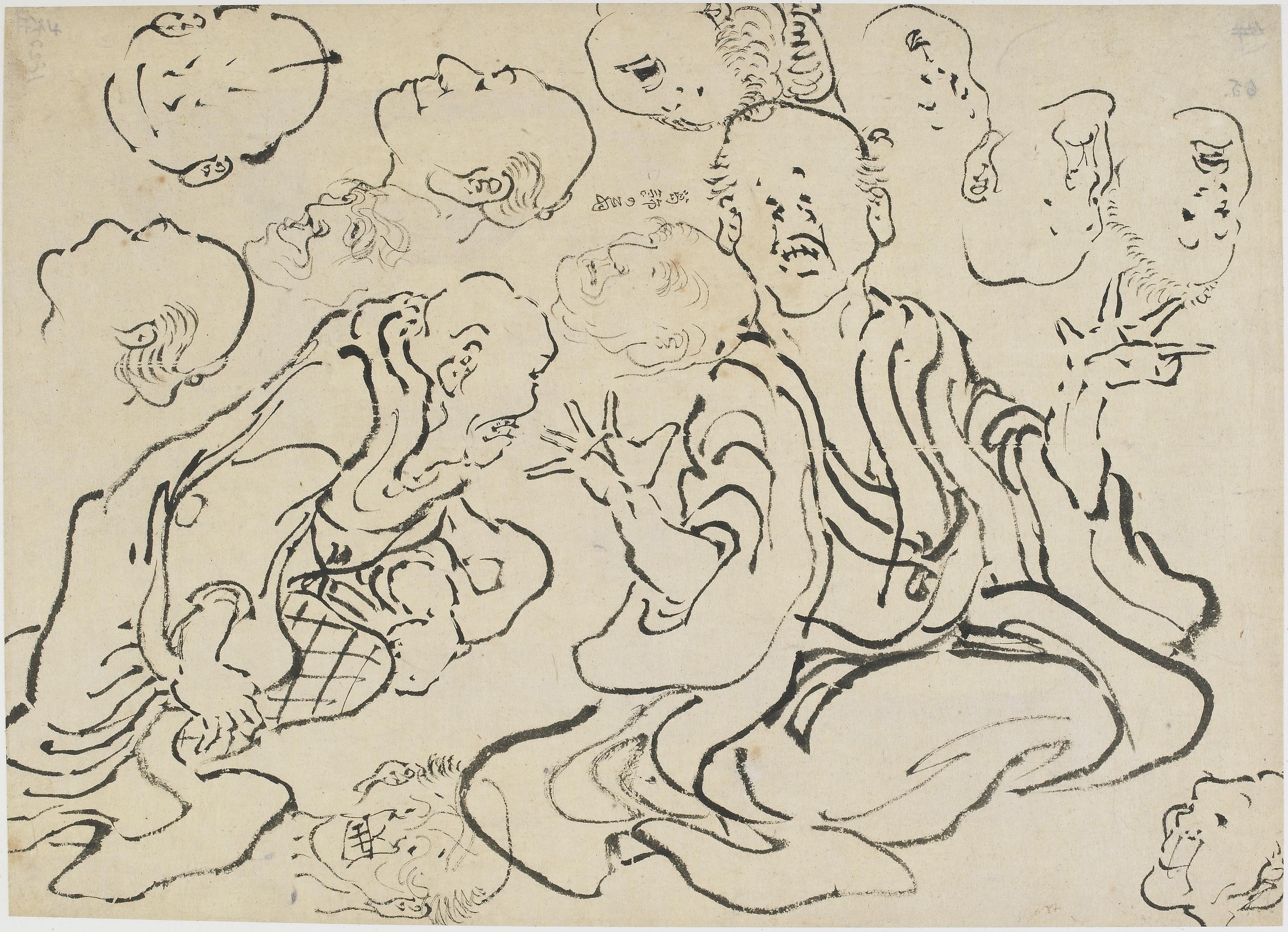 Katsushika Hokusai, Various Faces