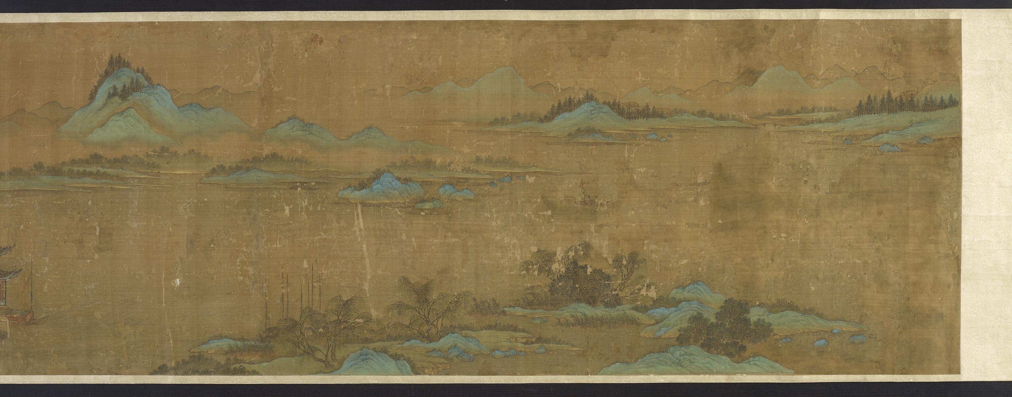 Formerly attributed to Zhao Boju, Landscape with palaces