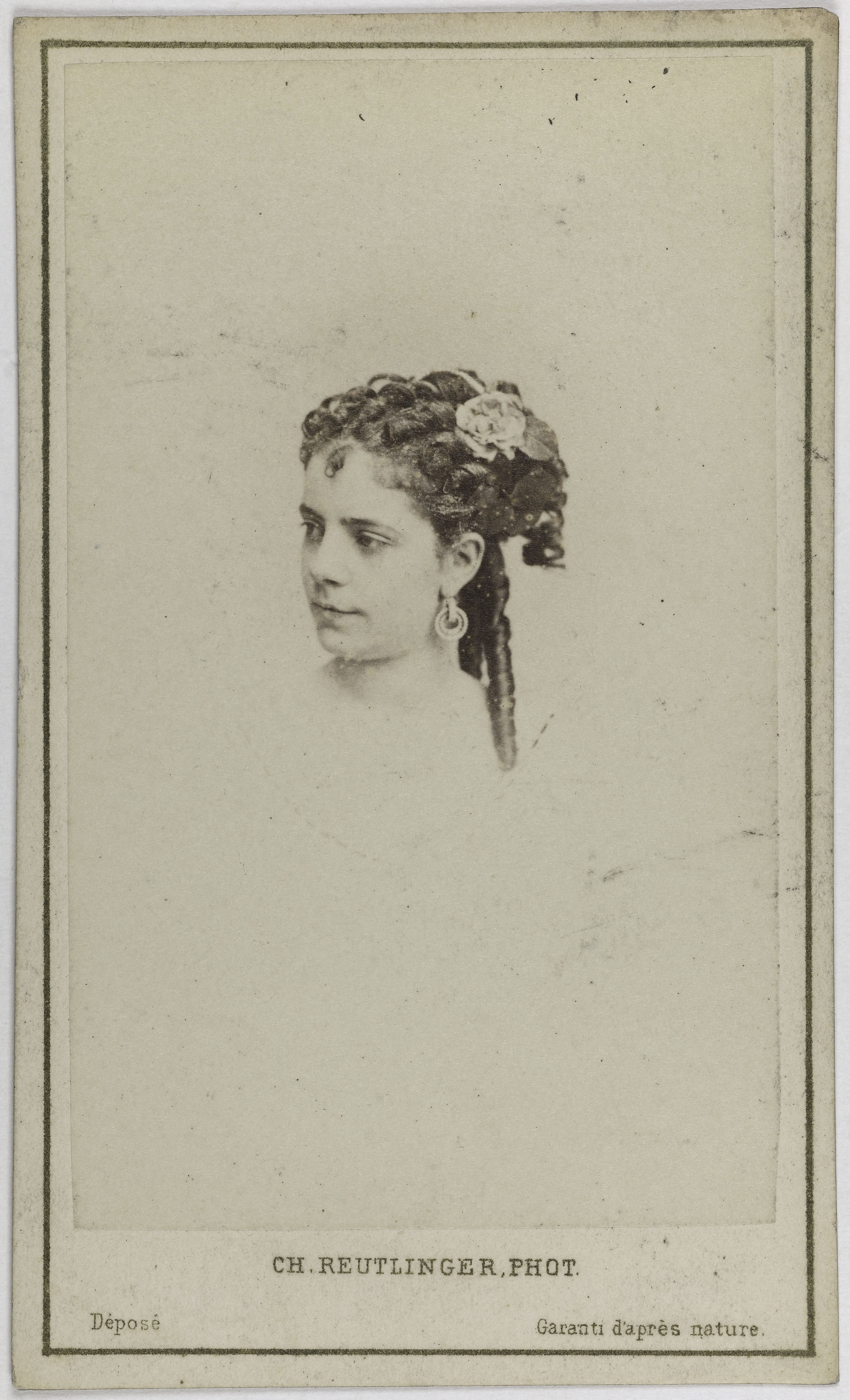 Charles Reutlinger, Portrait de Pesche, (actrice)