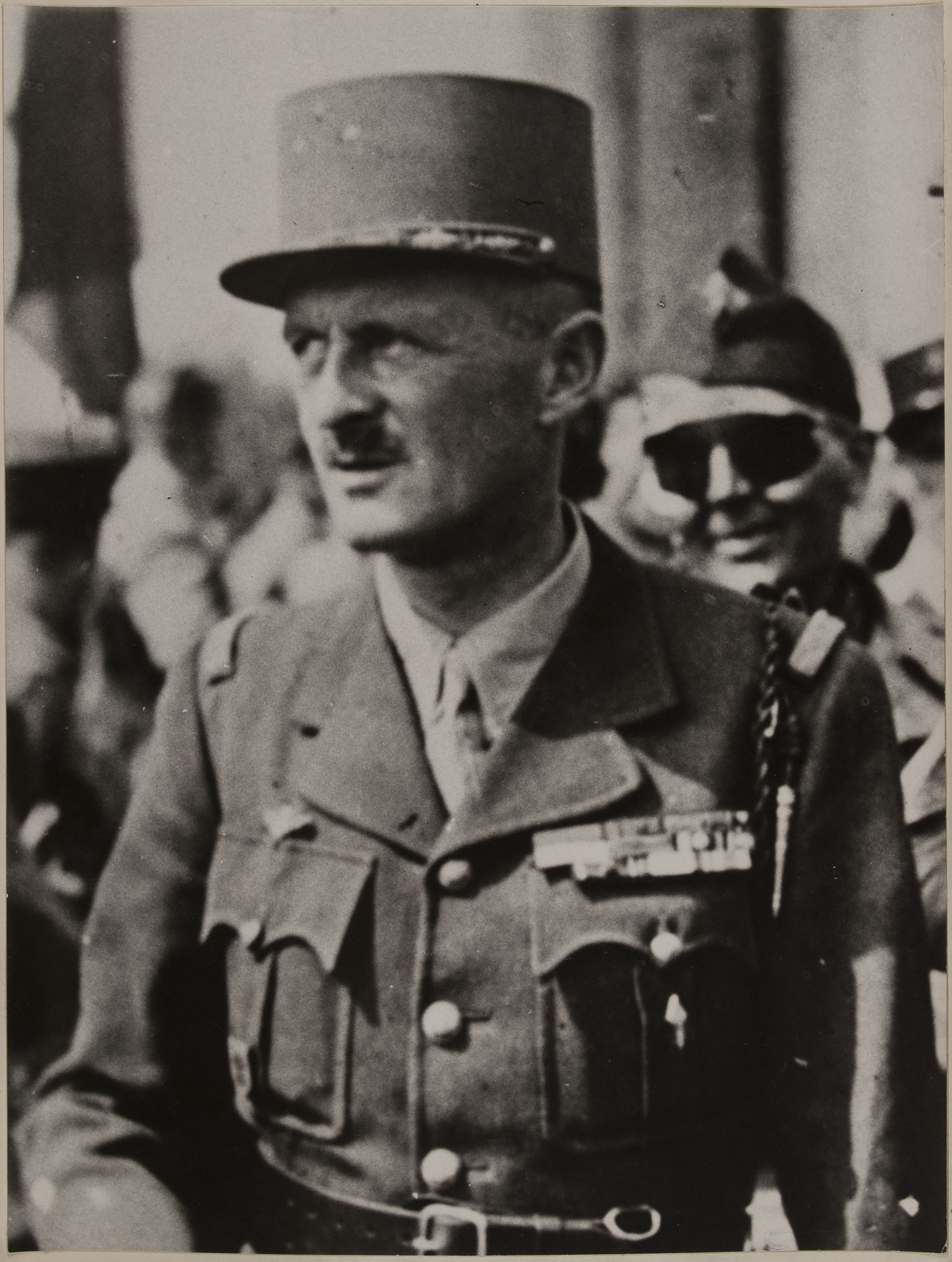 Anonyme, Libération de Paris - 26 août 1944 - Portrait du général Jacques-Philippe Leclerc de Hautecloque (1902-1947). Chef de la 2e DB (division blindée).