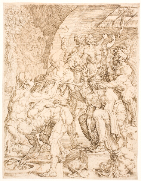 Maarten van Heemskerck, Kristi bespottelse