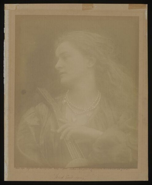 Cameron, Julia Margaret, 'And Enid Sang'
