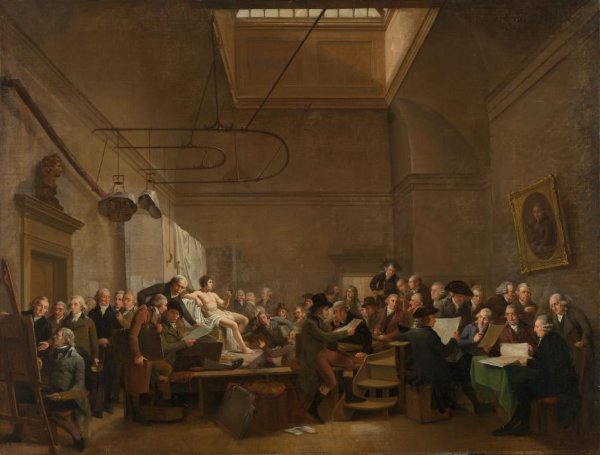 Adriaan de Lelie, De tekenzaal van de Maatschappij Felix Meritis