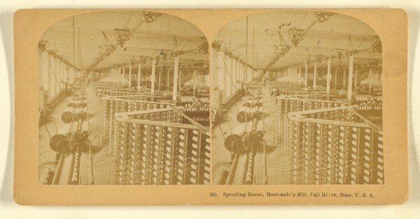 Benjamin West Kilburn, Spooling Room, Mechanic's Mill, Fall River, Mass.