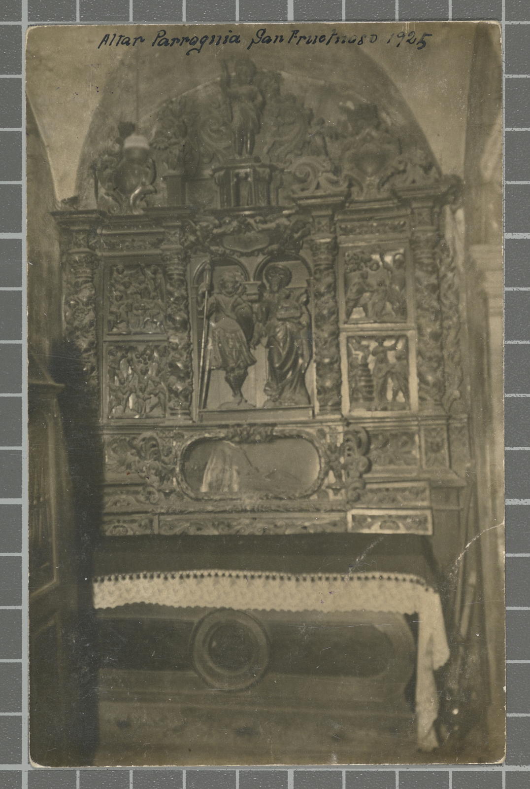 Desconegut, Altar Parroquia San Fructuoso 1925