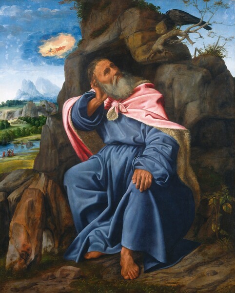 Giovanni Girolamo Savoldo, Elijah Fed by the Raven