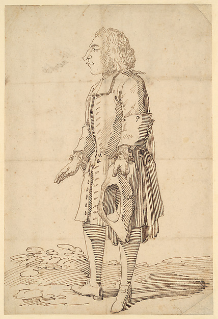 Pier Leone Ghezzi, Caricature of a Polish Count