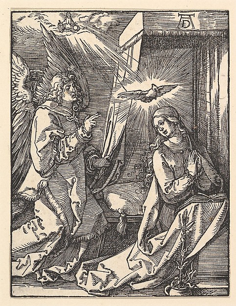 Albrecht Dürer, The Annunciation, from "The Small Passion"