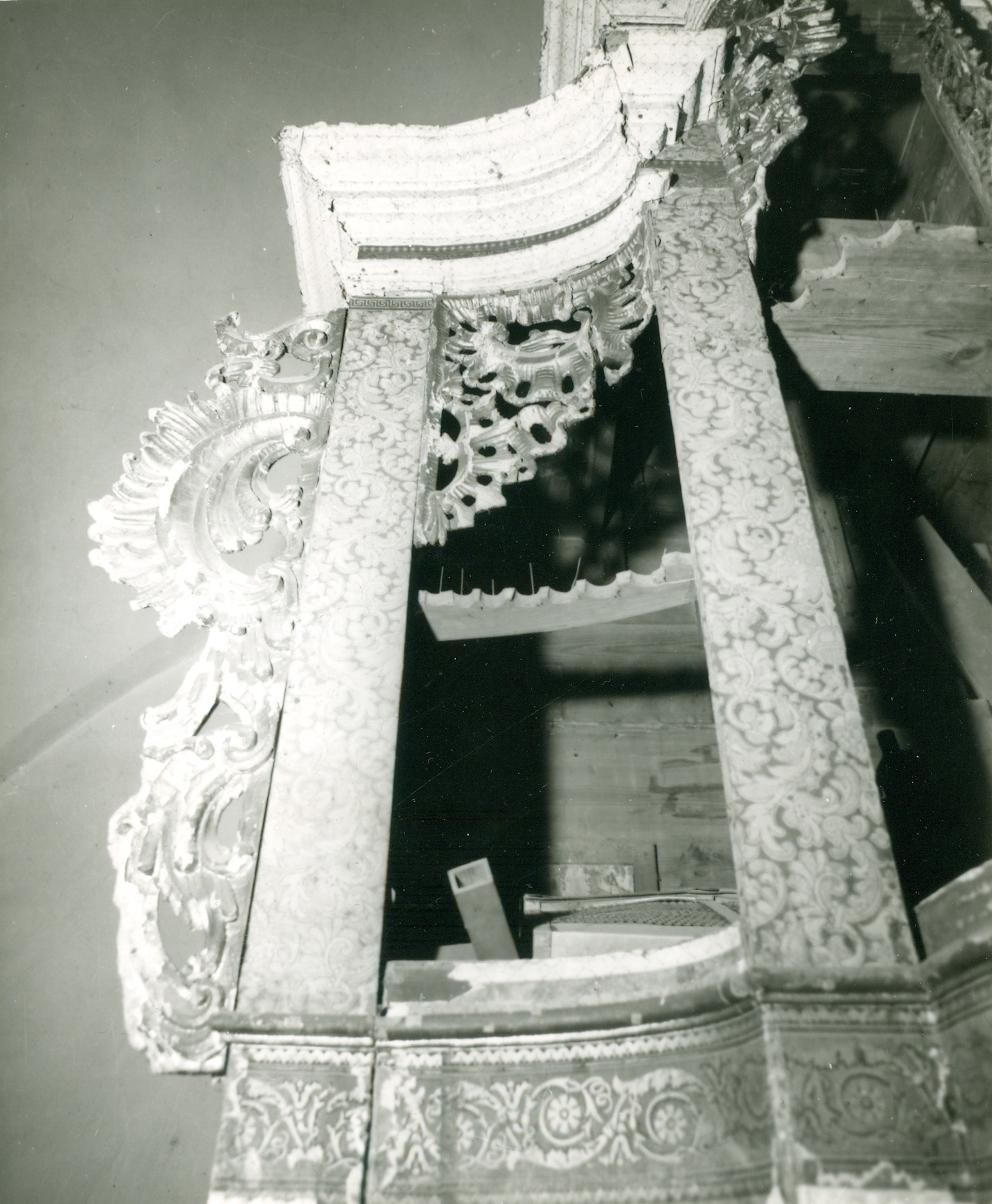Nino Vranić, Brezovica (Goli Breg) - Župna crkva Blažene Djevice Marije - Detalj prospekta - desna strana