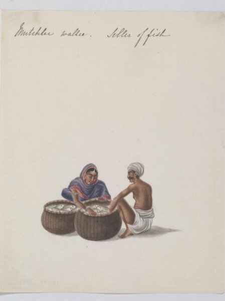 Unknown, A woman fish-seller