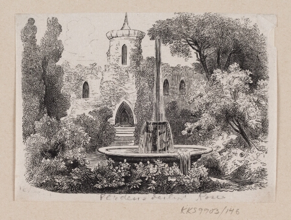 H.P. Hansen, Illustration til "Verdens dejligste Rose" i H.C. Andersen, "Eventyr og Historier", Bind 2