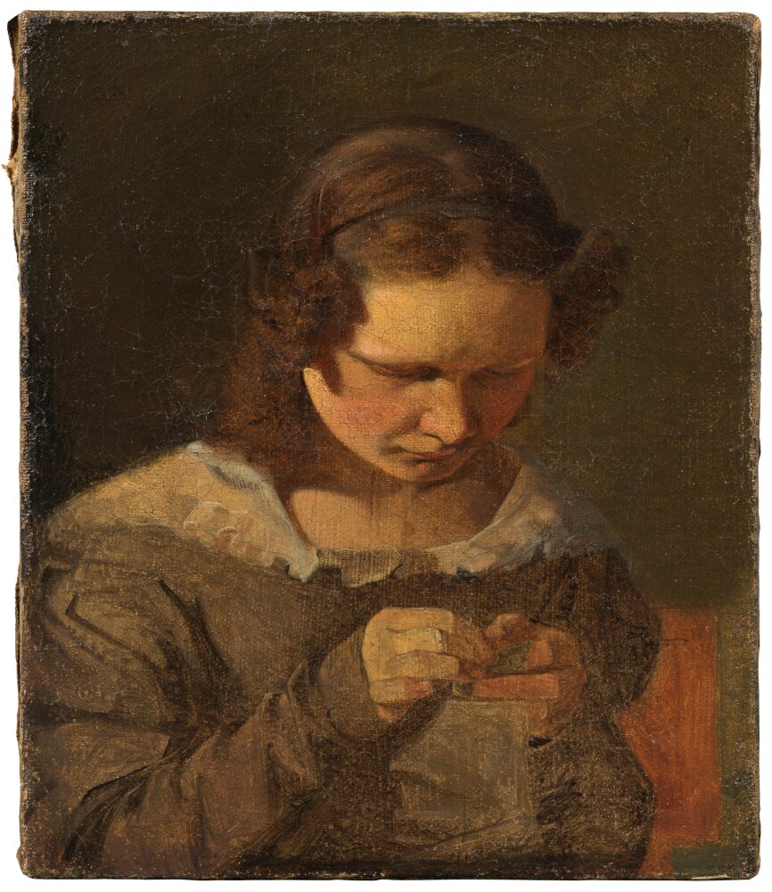 Constantin Hansen, Alvilde Hansen, the Artist’s Sister