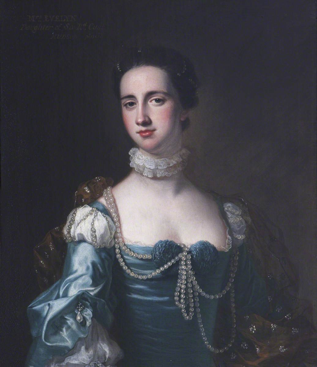 Thomas Hudson, Jane Cust, Mrs James Evelyn (1725-1791)