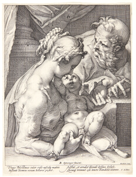 Hendrick Goltzius, Den hellige familie