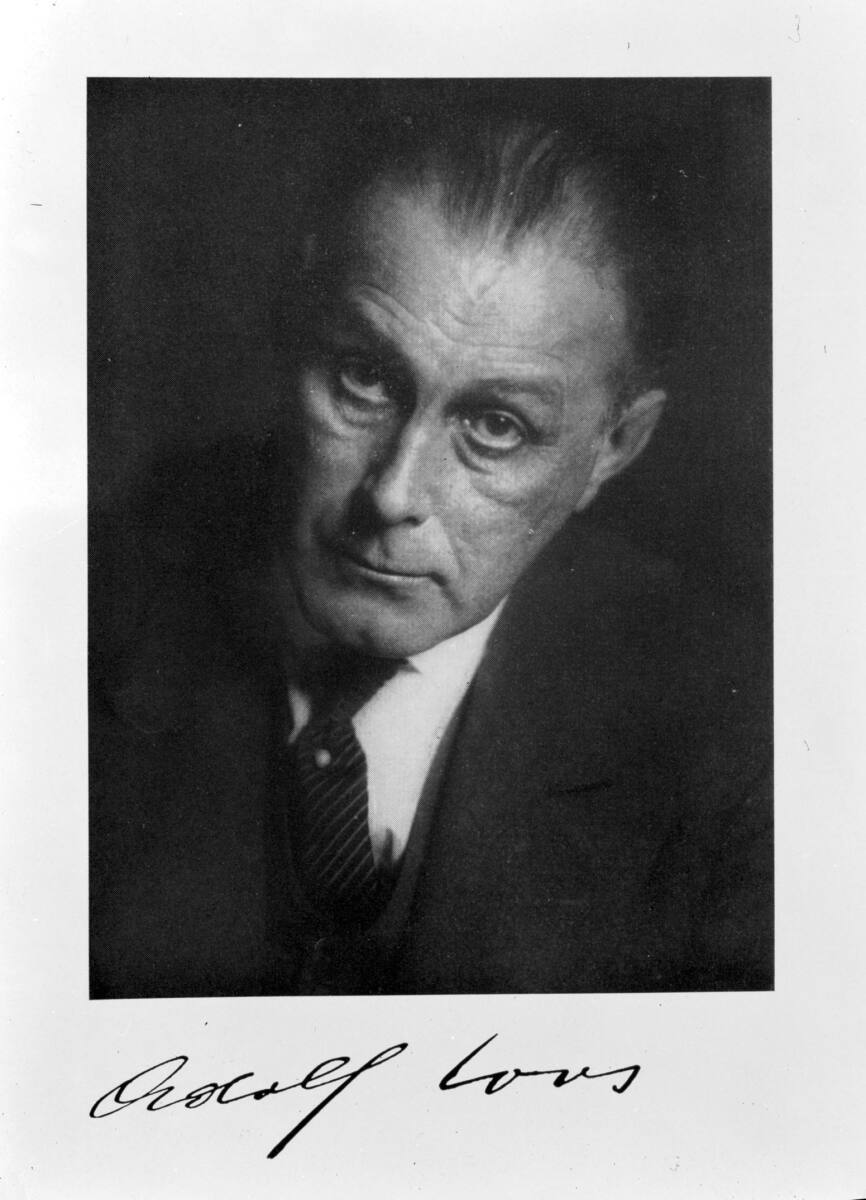 Anonym, Adolf Loos