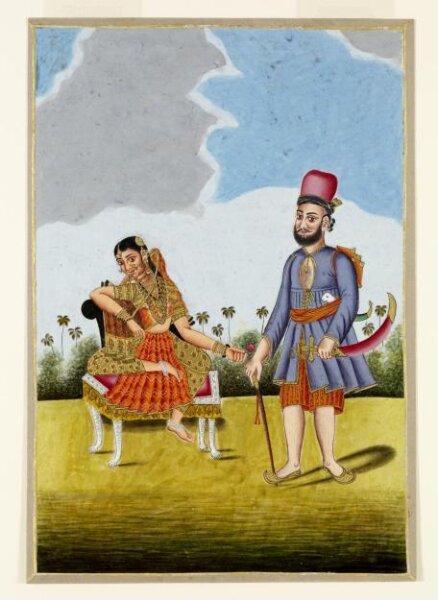 Unknown, A man and his wife