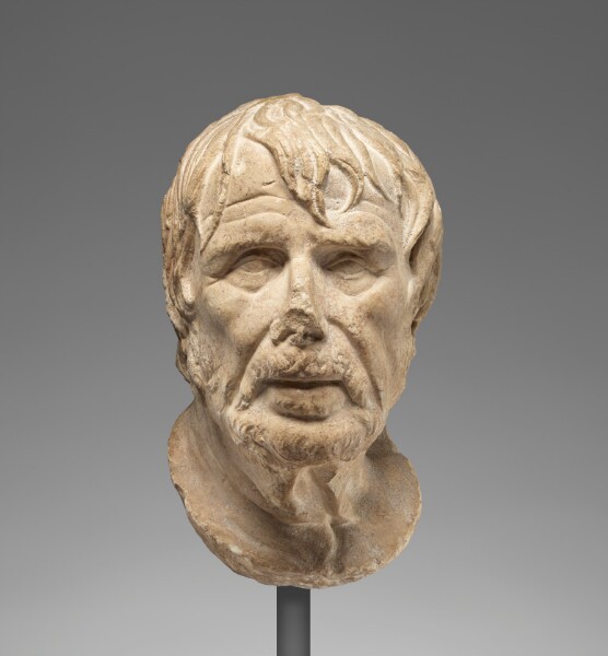 Unknown, Head of a Man (Pseudo-Seneca/Hesiod (?) type)