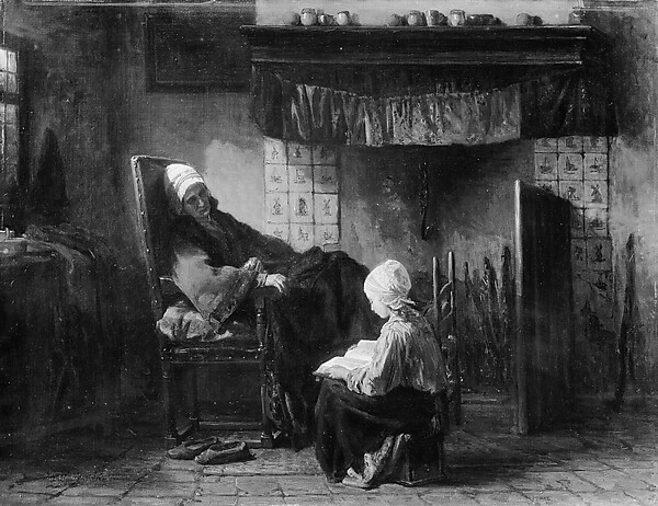 Jozef Israëls, Grandmother's Treasure