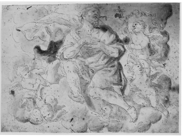 Luca Giordano, Johannes Døberen æres i himlen