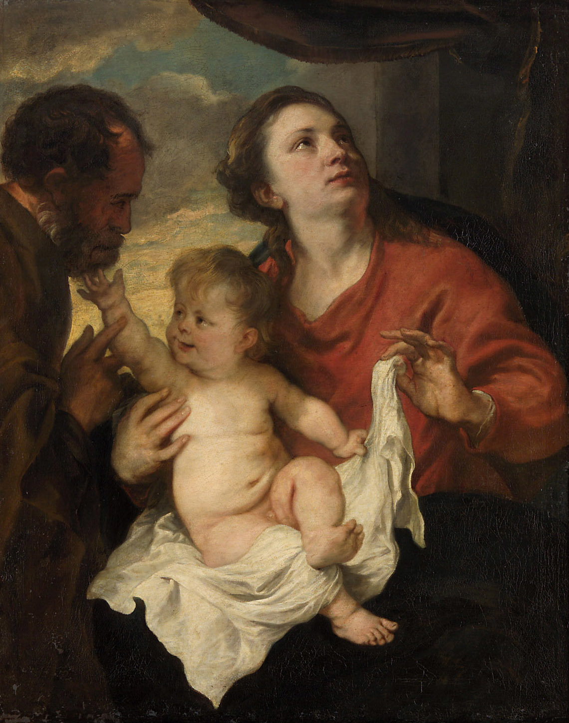 Anthony van Dyck, The Holy Family, 'Trinitas terrestris'