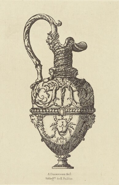Édouard Baldus, [Design for a Vase by Androuet du Cerceau]