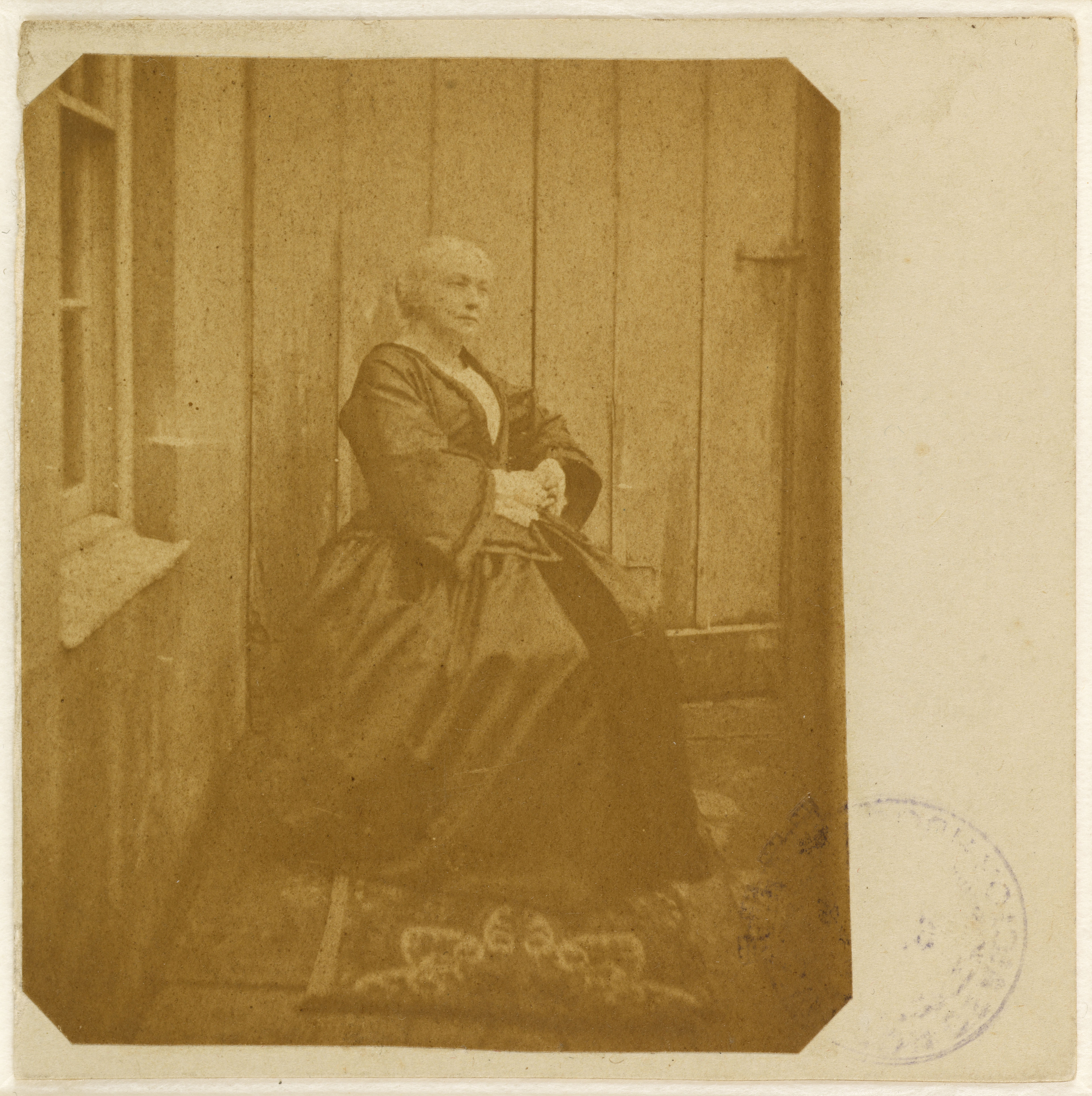 Anonyme, Juliette Drouet à Guernesey