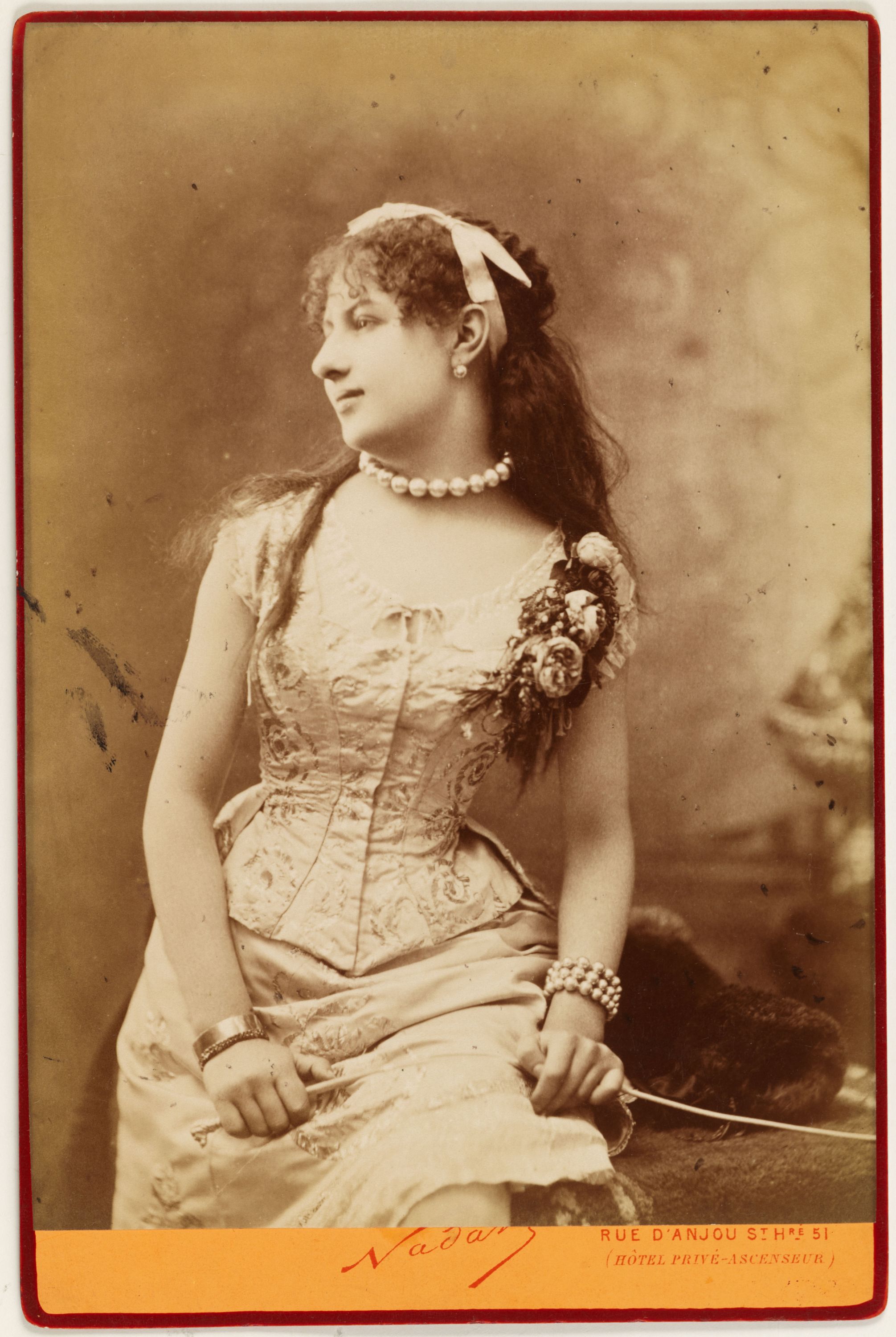 Atelier Nadar, Portrait de Cortès, actrice