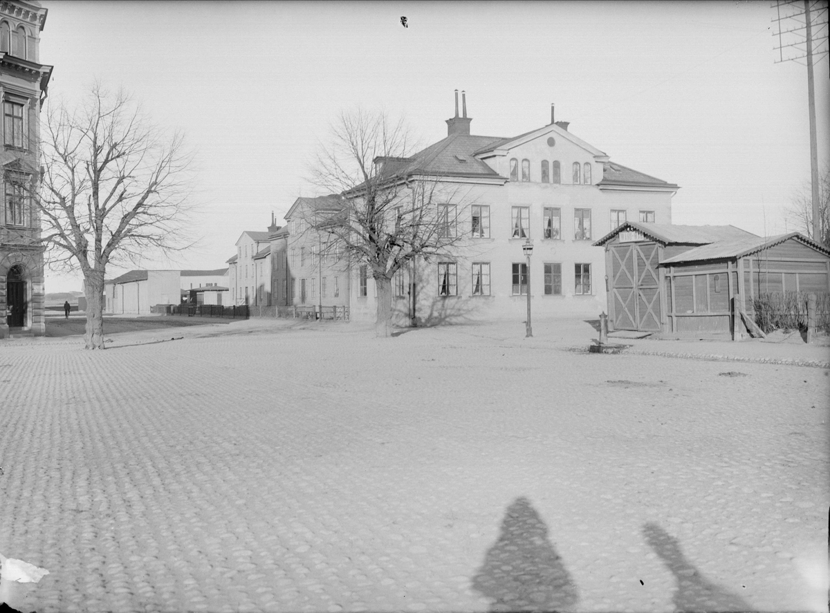 Alfred Dahlgren, Väderkvarnsgatan från Vaksala torg, Kvarngärdet, Uppsala 1901 - 1902