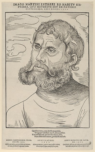 Lucas Cranach the Elder, Luther as 'Junker Jorg'