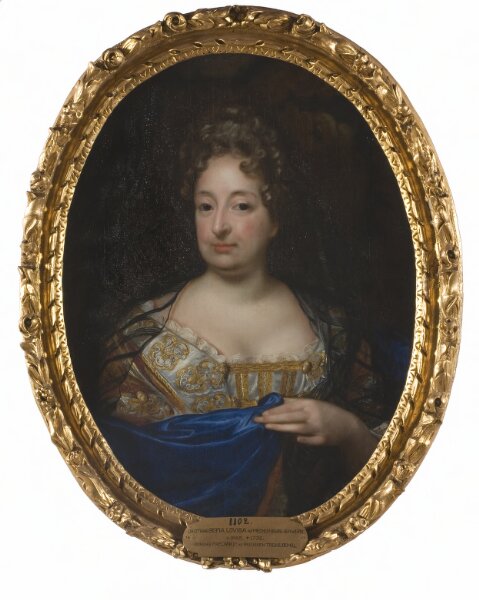 David von Krafft (Attributed to), Sofia Charlotta, 1668-1705, prinsessa av Pfalz, hertiginna av Braunschweig-Lüneburg k