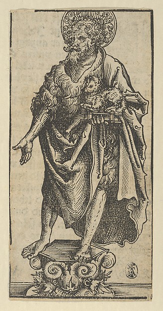 Lucas Cranach the Elder, Silver Statuette of St. John the Baptist, from the "Wittenberg Reliquaries"