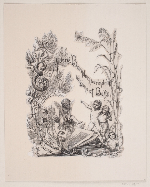 F. Hendriksen, Titelblad til Betty Saugmann, "En Moders Barndomserindringer"