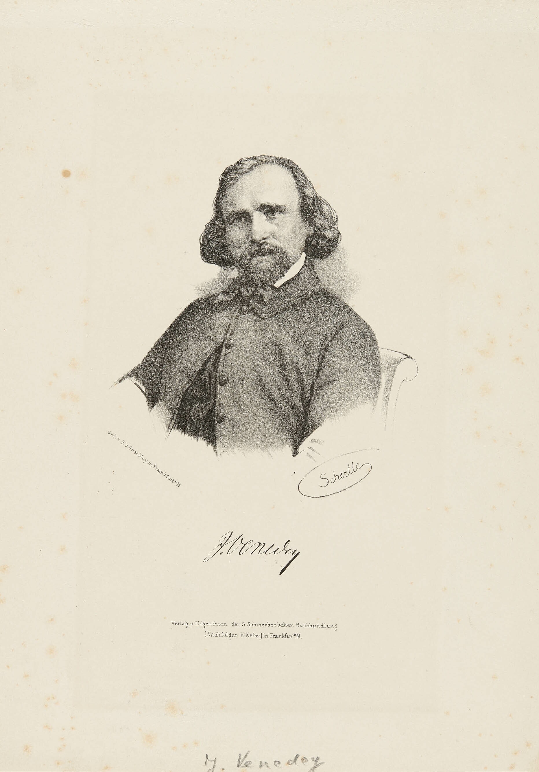 Valentin Schertle, Bildnis Jakob Venedey