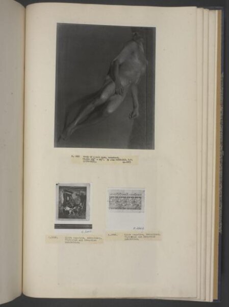 John Constable, Study of a recumbent nude male figure