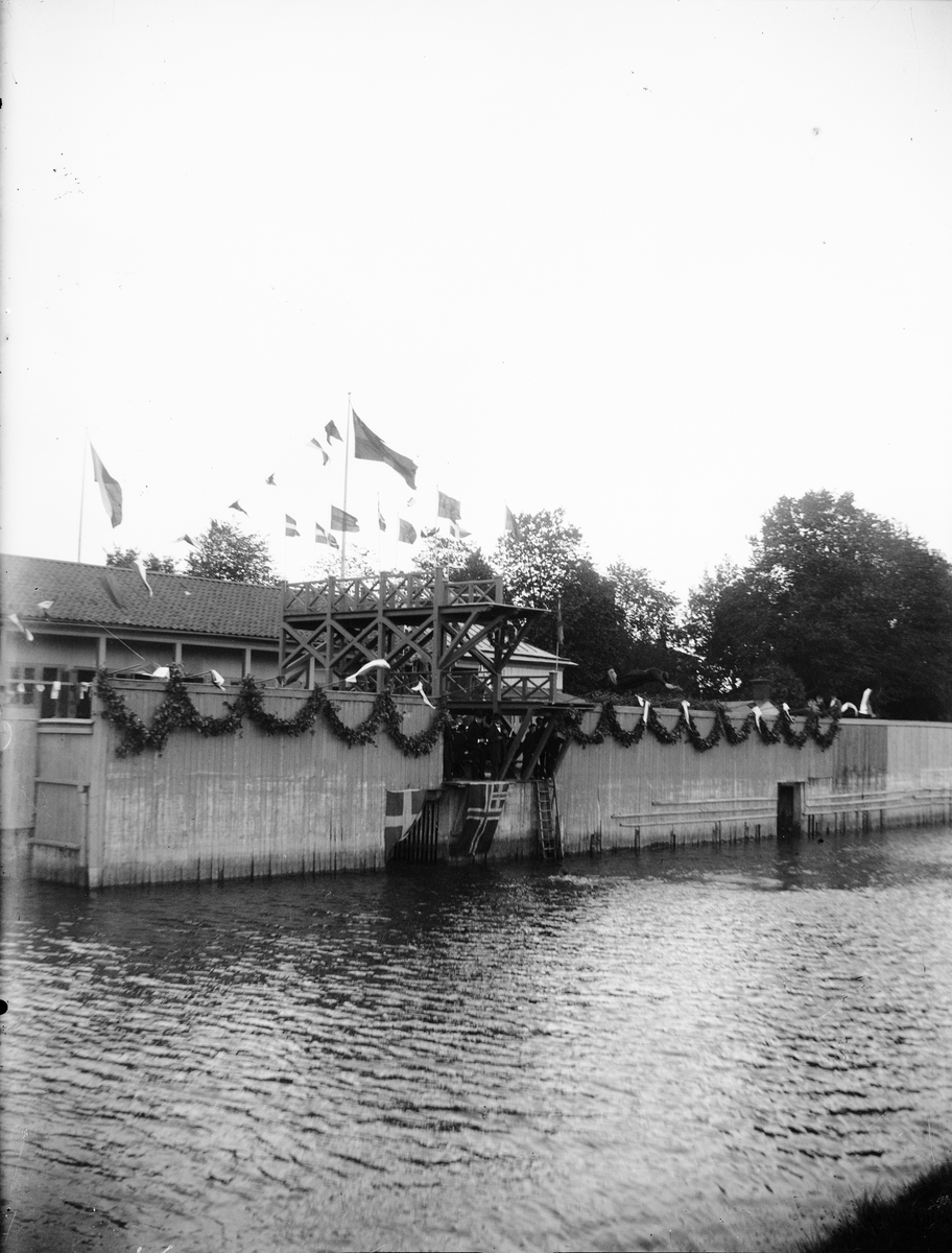Carl Liljefors, Simpromotion in Kallbadhuset, the district Heimdal, Svarti, Uppsala 1900 - 1901