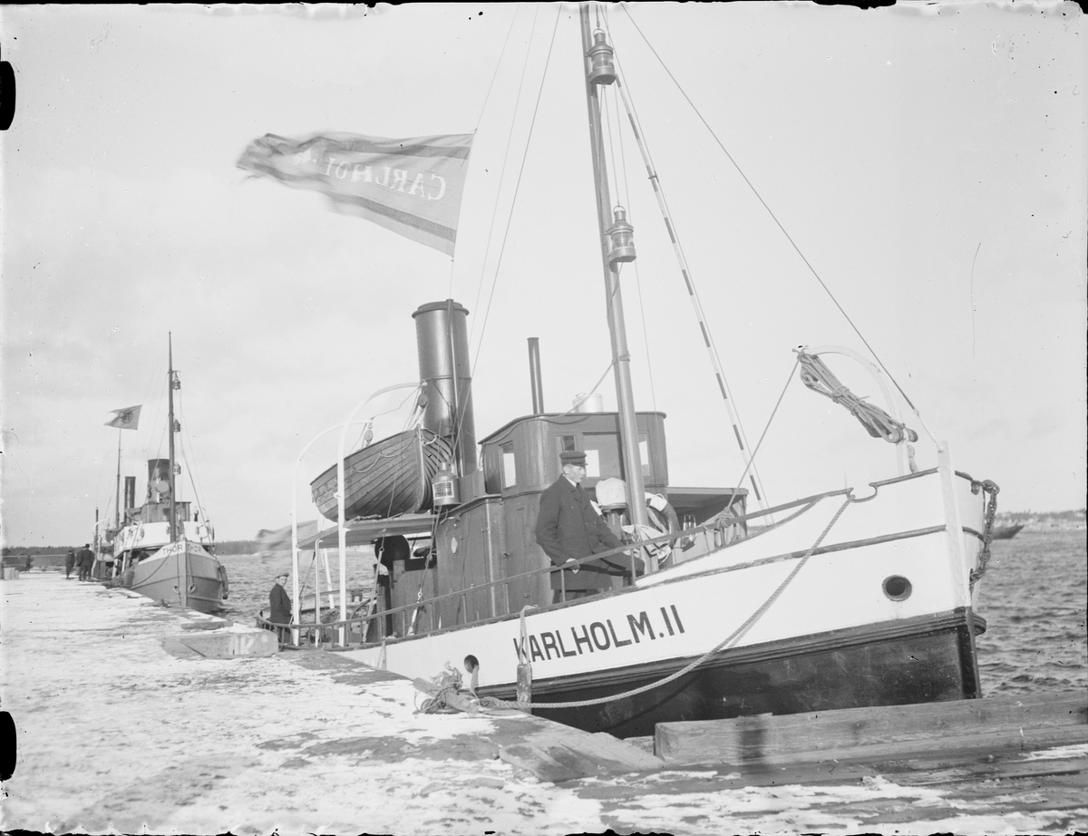Skötsner-Edhlund, Ångbåten Karlholm II, Öregrund, Uppland