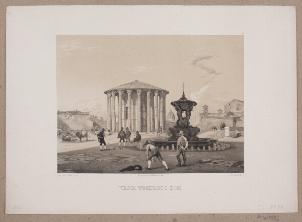 Adolph Kittendorff, Vesta templet i Rom