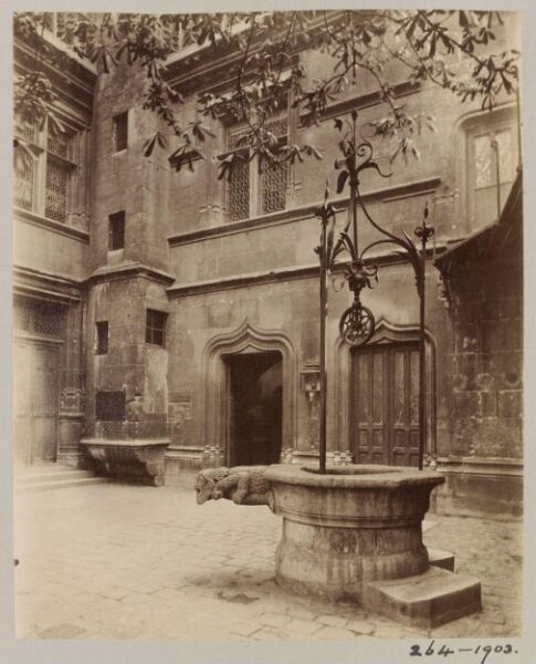 Atget, Jean-Eugène-Auguste, Exterior, Musee de Cluny, Paris, France