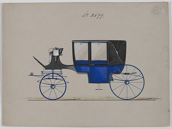 Brewster & Co., Design for Landau, No. 3599