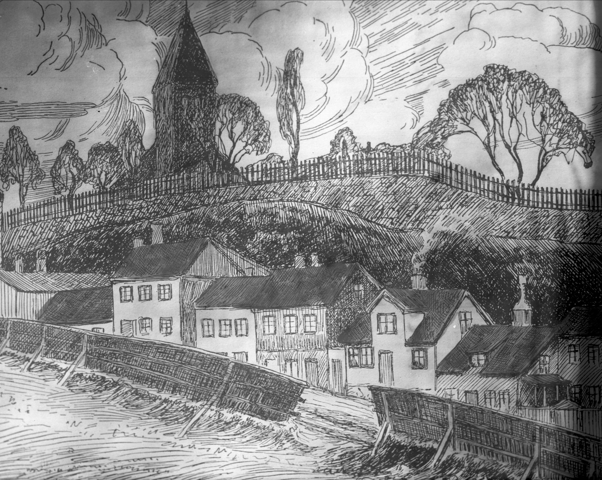 Gustav Borgen, Tegning