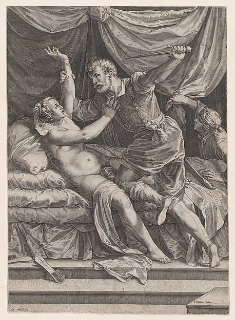 Cornelis Cort, Tarquin and Lucretia