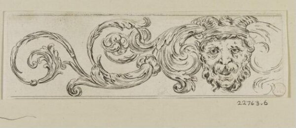 Stefano della Bella, Frises, feuillages et grotesques