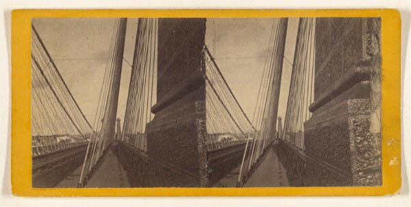 Edward and Henry T. Anthony & Co., Suspension Bridge, Niagara Falls.