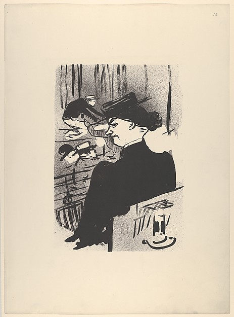 Henri de Toulouse-Lautrec, A Spectator (from Le Café Concert)